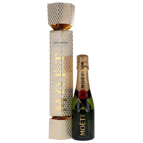 Moet and chandon Brut 20cl Imperial champagne Christmas Cracker